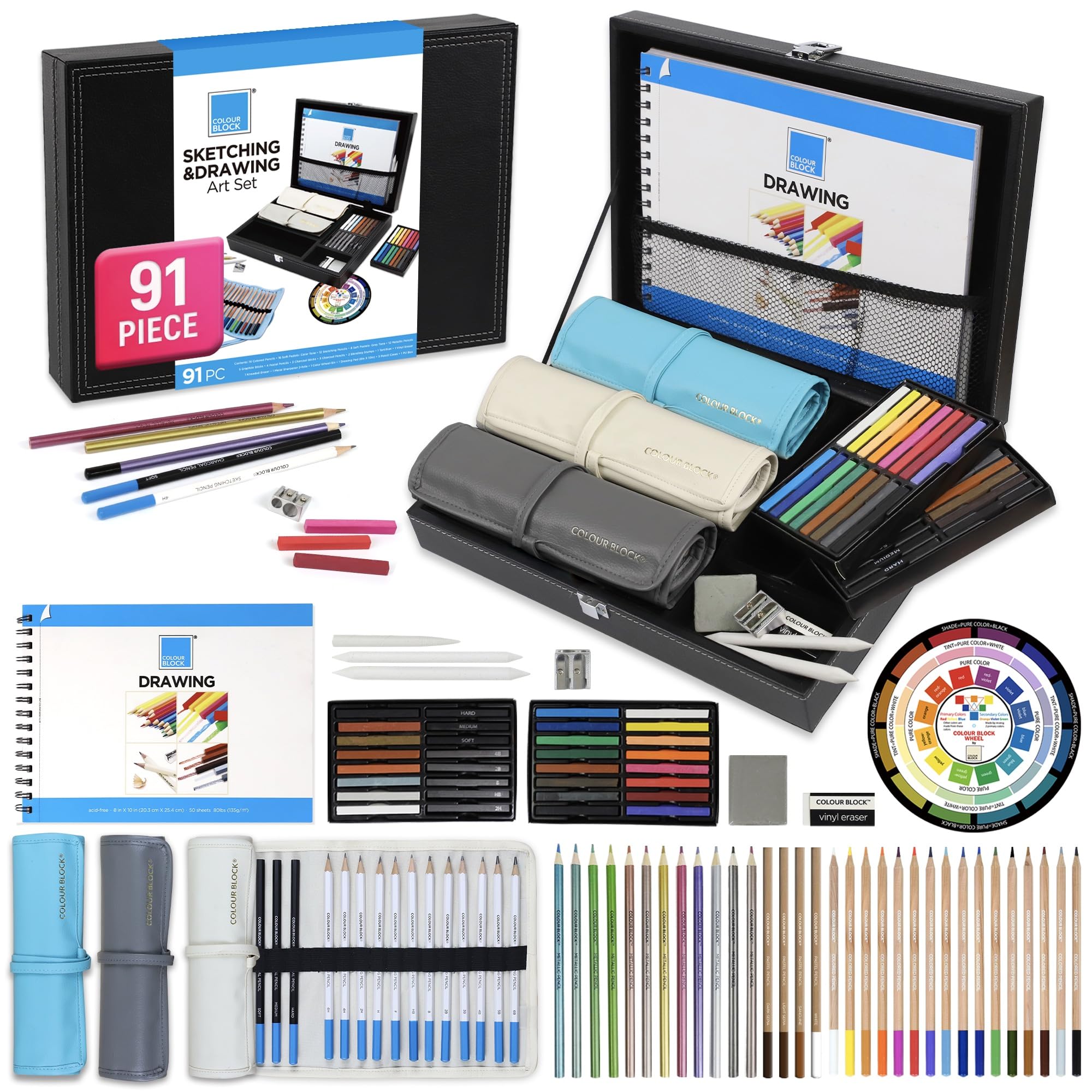 Amazon.com: COLOUR BLOCK: Mixed Media Set